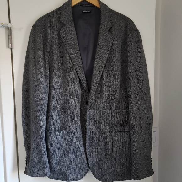Deconstructed herringbone Upton Armani Black Label